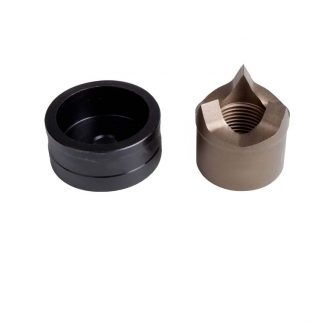 Alfra 22.5 mm Nominal Tricut + Round Knockout Punch & Die Set