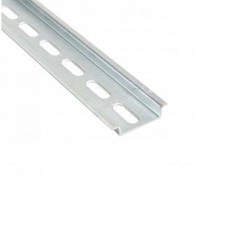 A 20 Piece Box of 2 Meter 35X7.5 mm Slotted DIN Rail 111.013 TS 35/F6