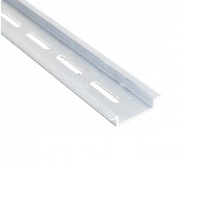 A 20 Piece Box of 1 Meter 35X7.5 Slotted Aluminum DIN Rail 111.033