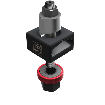 RIX TOOLS 30.5 mm Round Notched Punch/Die Set (1 Notch) For Stainless Steel