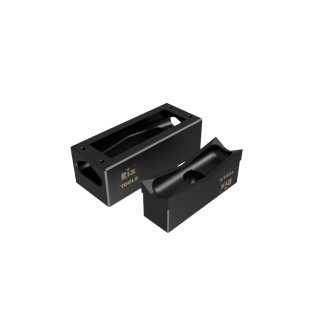 RIX TOOLS 36 X 112 mm Rectangular Punch/Die Set (24 Pin Connector) For Mild Steel