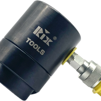 Pneumatic crimping tool with yellow connector