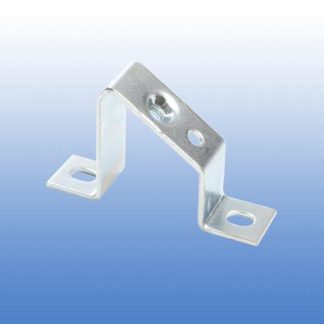 Metal mounting bracket with slotted holes