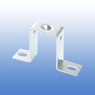Metal mounting bracket with slotted holes