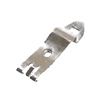 Metal electrical crimp spade terminal connector